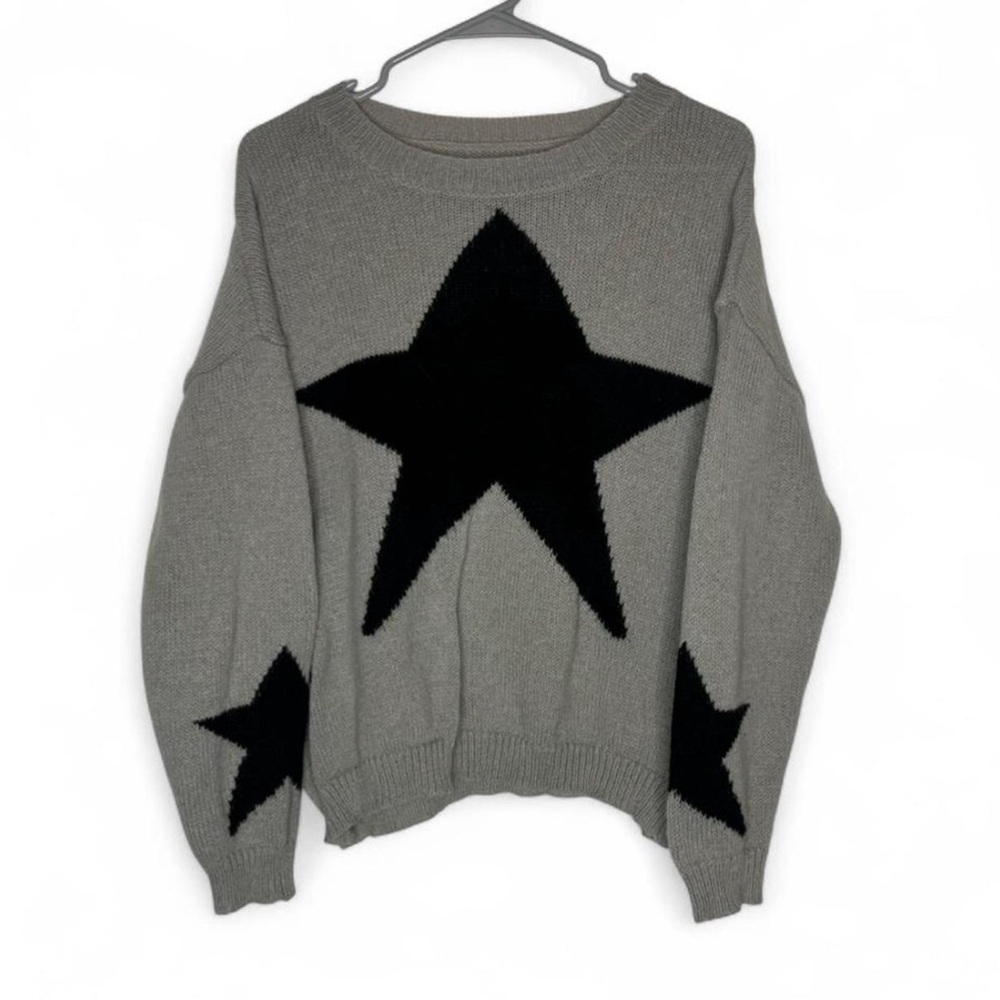 Gray Star Sweater